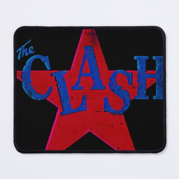 Item preview, The Clash Distressed Offset Star designed and sold by QueensJunction.