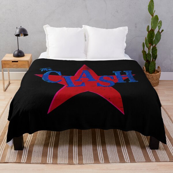 Item preview, The Clash Distressed Offset Star designed and sold by QueensJunction.