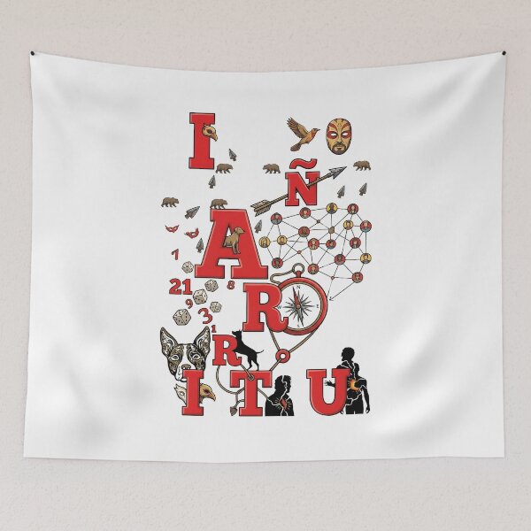 Item preview, Wild Camping Camp Life Elements Icon Collage designed and sold by DovieBahringer.