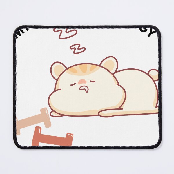 Item preview, Funny Gym Cat Workout Strategy 1 Rep 8 Hour Nap Sticker designed and sold by SoukaArtStore.