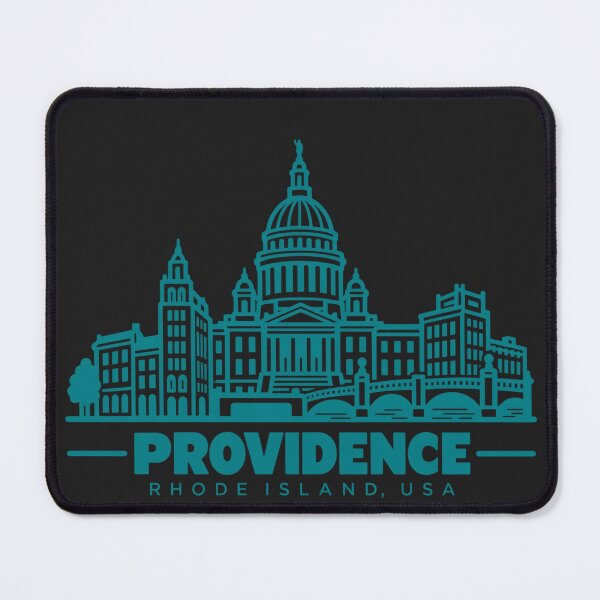 Item preview, Providence Rhode Island USA Line Art Skyline Poster designed and sold by CMYKStudio.