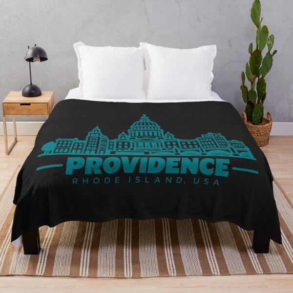 Aperçu de l'œuvre Affiche de la skyline de Providence, Rhode Island, États-Unis (dessin au trait) créée et vendue par CMYKStudio.