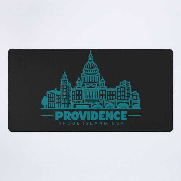 Item preview, Providence Rhode Island USA Line Art Skyline Poster designed and sold by CMYKStudio.