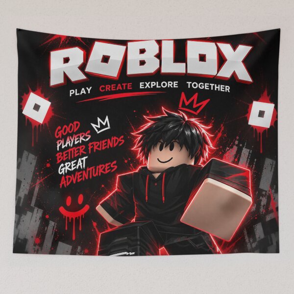 Item preview, Roblox Gamer Red Neon Gaming Avatar designed and sold by NBT-NOVA.