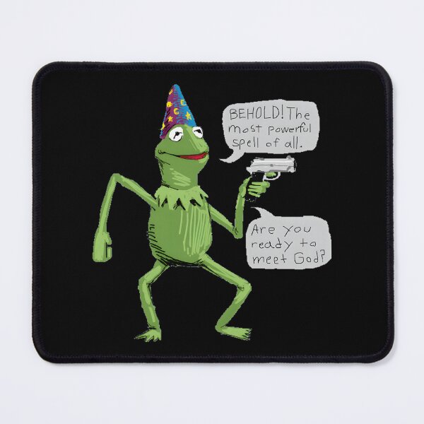 Item preview, Wizard Kermit Casting Powerful Magic with Mystical Energy designed and sold by Liam Yates.