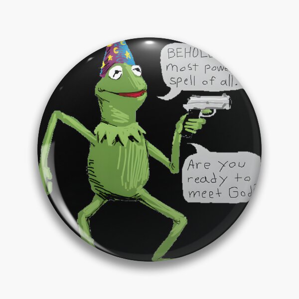 Item preview, Wizard Kermit Casting Powerful Magic with Mystical Energy designed and sold by Liam Yates.