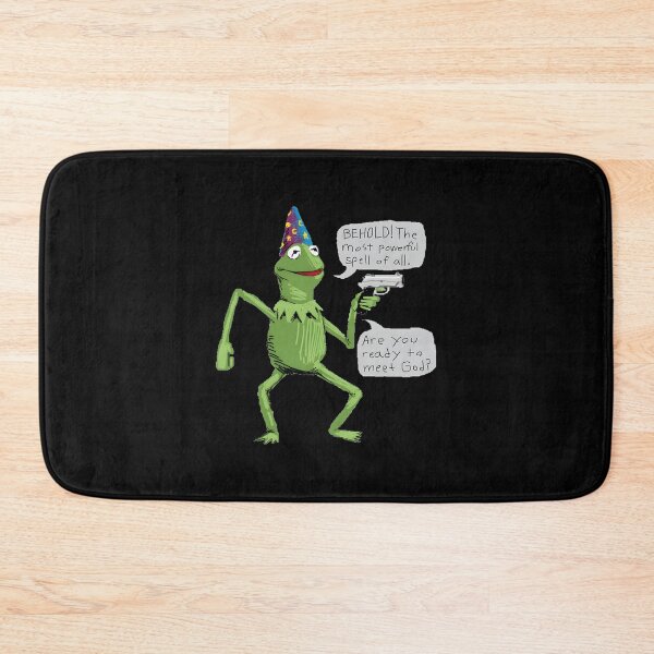 Item preview, Wizard Kermit Casting Powerful Magic with Mystical Energy designed and sold by Liam Yates.