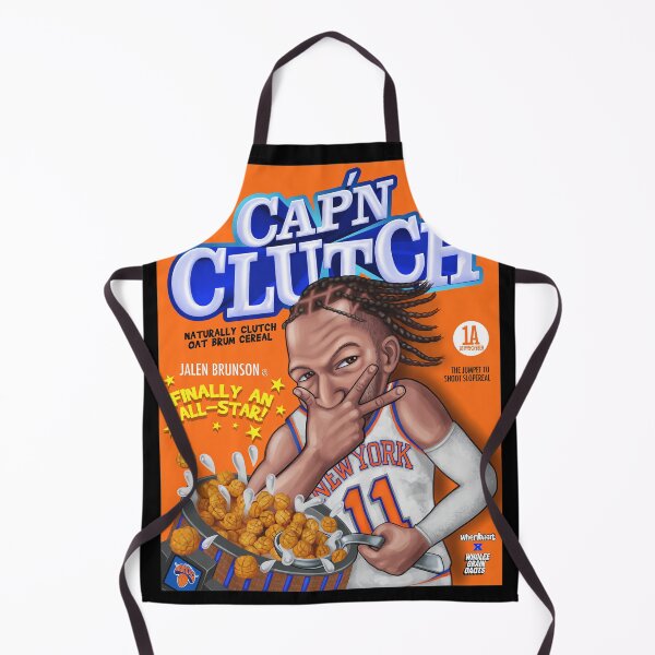 Item preview, Cap'n Clutch Jalen Brunson Cereal Parody designed and sold by KENNETHPAGANJON.