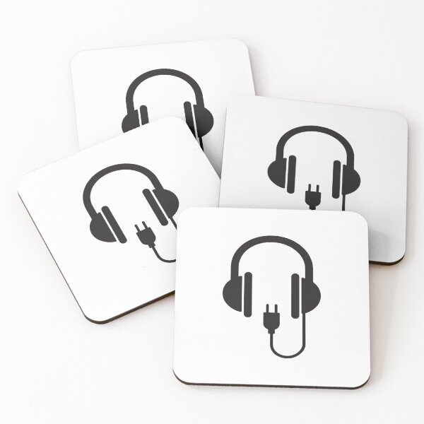 Item preview, Disconnected Headphones – Minimalist Audio Plug Icon designed and sold by Alphakenon.
