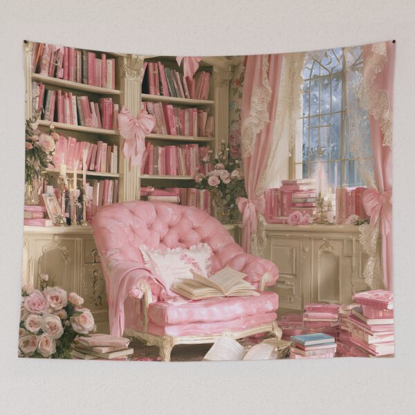 Item preview, Pink Library designed and sold by bubblyrainbow.
