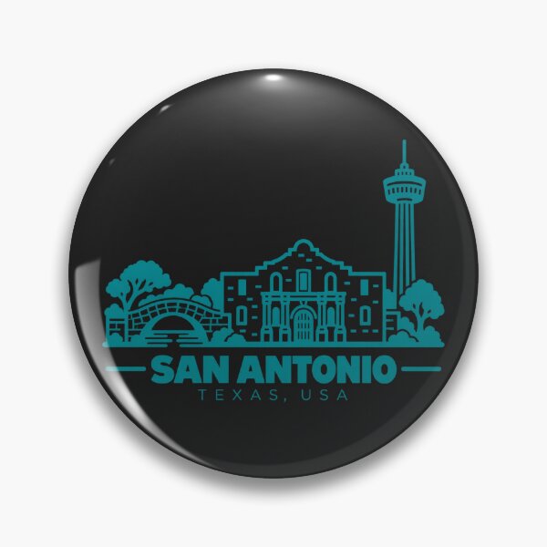 Item preview, San Antonio Texas USA Line Art Skyline Poster designed and sold by CMYKStudio.