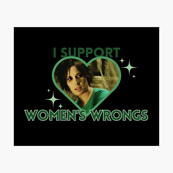 Item preview, I Support Women's Wrongs Amanda designed and sold by LivzazArt.