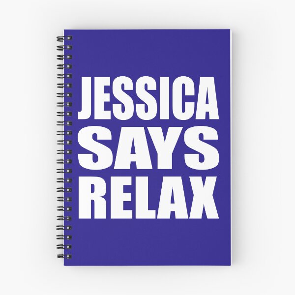 Item preview, Jessica Says Relax White designed and sold by Normbot2000.