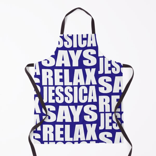 Item preview, Jessica Says Relax White designed and sold by Normbot2000.