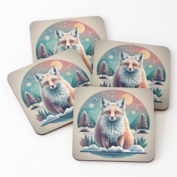 Item preview, Snowy Fox in Winter Forest designed and sold by Gustavo Navarro.
