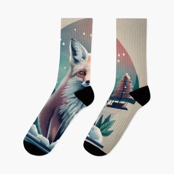 Item preview, Snowy Fox in Winter Forest designed and sold by Gustavo Navarro.