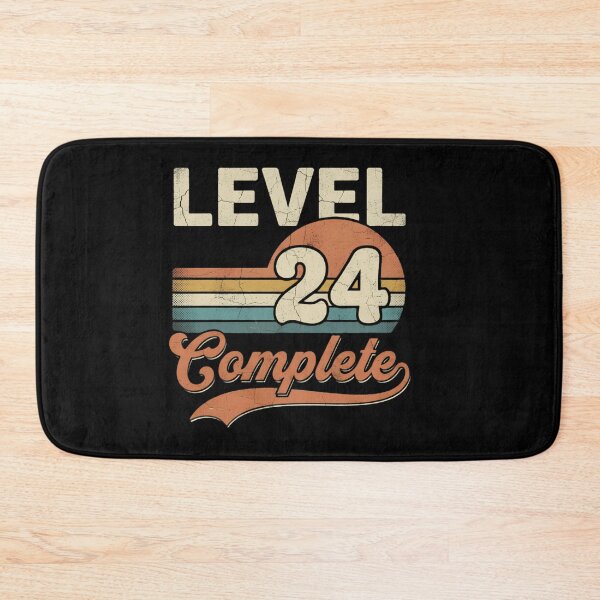 Item preview, Level 24 Complete Retro Sunset 24th Birthday Vintage Distressed Birthday designed and sold by Zizo-DR44.