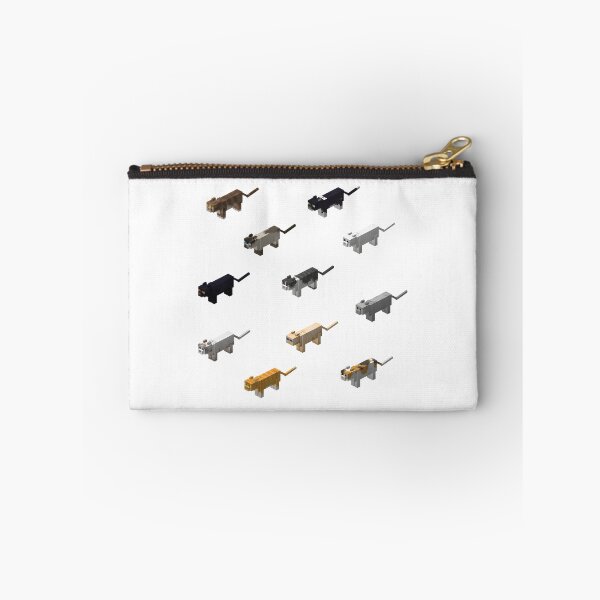 Artikelvorschau, Niedlicher, von Minecraft inspirierter Katzen-Stickerbogen für Fans und Gamer entworfen und verkauft von Liam Yates.
