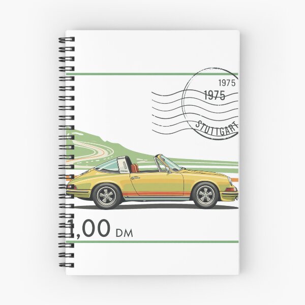 Item preview, Vintage Yellow Sports Car Stamp Illustration designed and sold by KENNETHPAGANJON.
