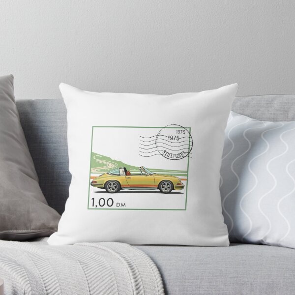 Item preview, Vintage Yellow Sports Car Stamp Illustration designed and sold by KENNETHPAGANJON.