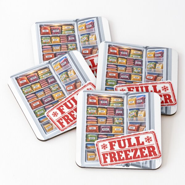Item preview, Full Freezer Distressed Balkan Household Humor designed and sold by OfficialBalkan.