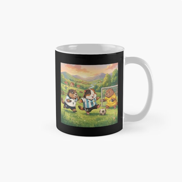 Item preview, Cute Guinea Pigs Playing Soccer Joyfully designed and sold by KENNETHPAGANJON.