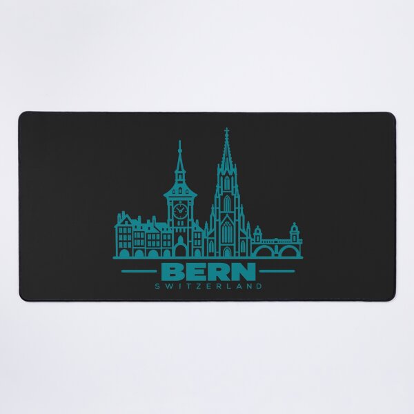 Item preview, Bern Switzerland Line Art Landmark Poster designed and sold by CMYKStudio.