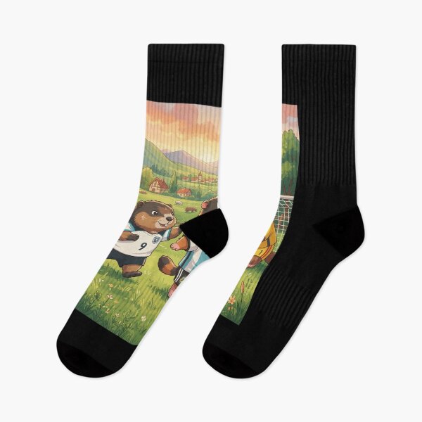 Item preview, Cute Guinea Pigs Playing Soccer Joyfully designed and sold by KENNETHPAGANJON.