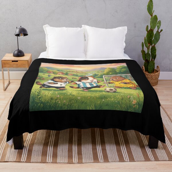 Item preview, Cute Guinea Pigs Playing Soccer Joyfully designed and sold by KENNETHPAGANJON.