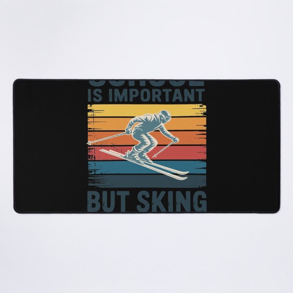 Item preview, School Is Important But Skiing Is Importanter Retro designed and sold by KENNETHPAGANJON.