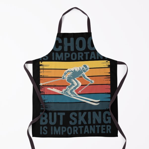 Item preview, School Is Important But Skiing Is Importanter Retro designed and sold by KENNETHPAGANJON.