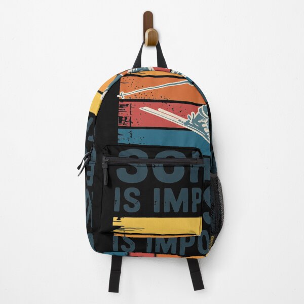 Item preview, School Is Important But Skiing Is Importanter Retro designed and sold by KENNETHPAGANJON.