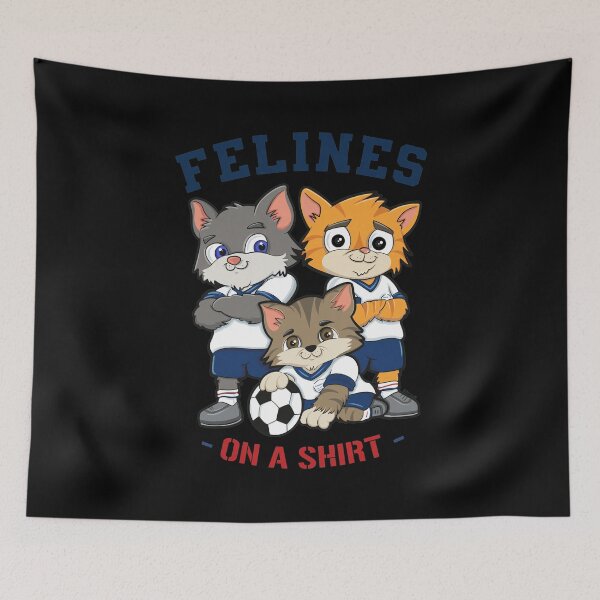 Item preview, Feline Soccer Stars designed and sold by KENNETHPAGANJON.