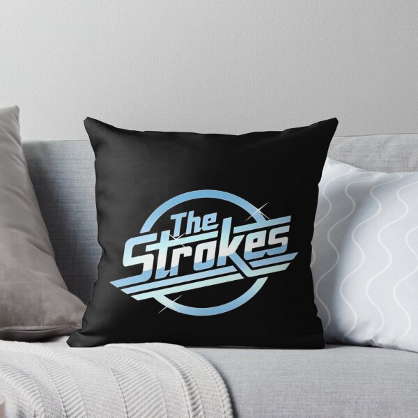 Item preview, The Strokes Chrome Metallic Retro Logo designed and sold by Denise Pereira.