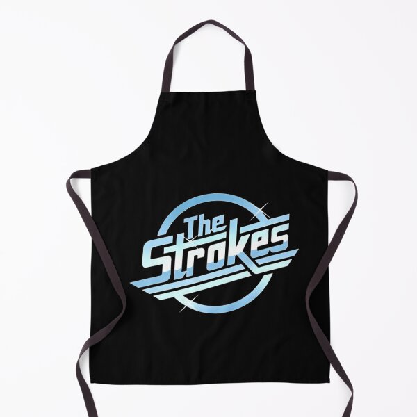 Item preview, The Strokes Chrome Metallic Retro Logo designed and sold by Denise Pereira.