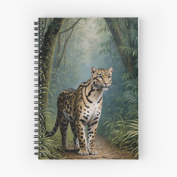 Item preview, FOCUSED ON THE TRAIL | Clouded Leopard designed and sold by TAMAJAD.