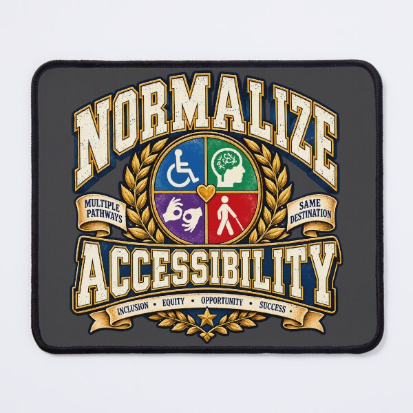 Item preview, Normalize Accessibility – Inclusion, Equity & Opportunity designed and sold by OzyWear.