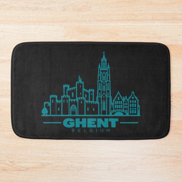 Item preview, Ghent Belgium Line Art Skyline Poster designed and sold by CMYKStudio.
