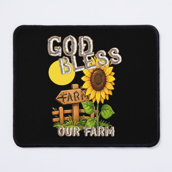 Item preview, God Bless Our Farm Sunflower Rural Country Life designed and sold by Jt41.