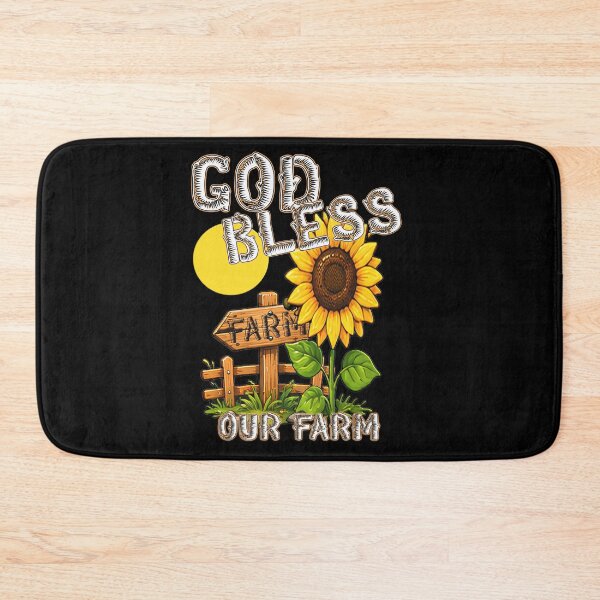 Item preview, God Bless Our Farm Sunflower Rural Country Life designed and sold by Jt41.