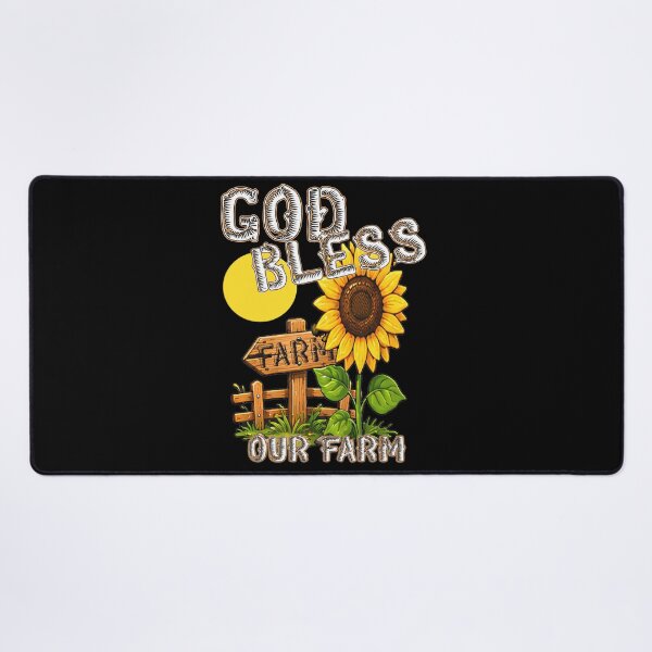 Item preview, God Bless Our Farm Sunflower Rural Country Life designed and sold by Jt41.