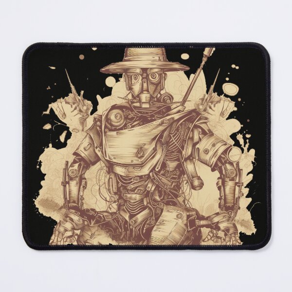 Item preview, Robot Uprising Samurai - Futuristic Samurai Warrior Illustration designed and sold by Alphakenon.
