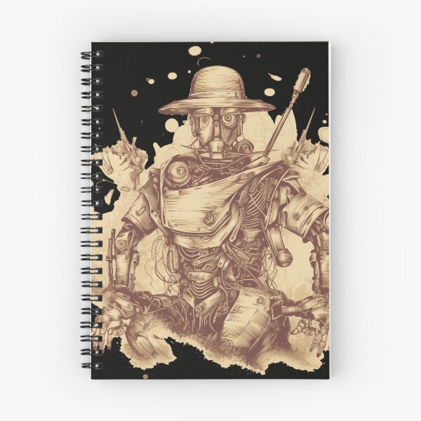 Item preview, Robot Uprising Samurai - Futuristic Samurai Warrior Illustration designed and sold by Alphakenon.