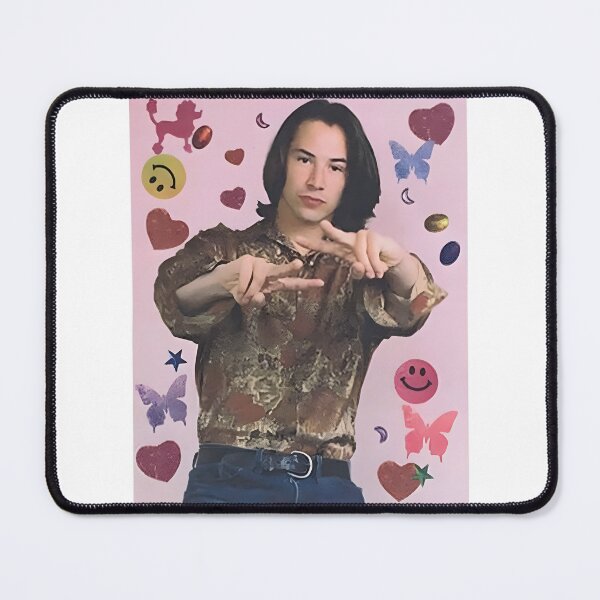 Item preview, Keanu Reeves Iconic Teen Magazine Style Retro Design designed and sold by BedCrumbs.
