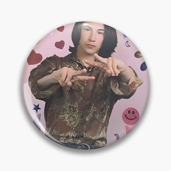 Item preview, Keanu Reeves Iconic Teen Magazine Style Retro Design designed and sold by BedCrumbs.