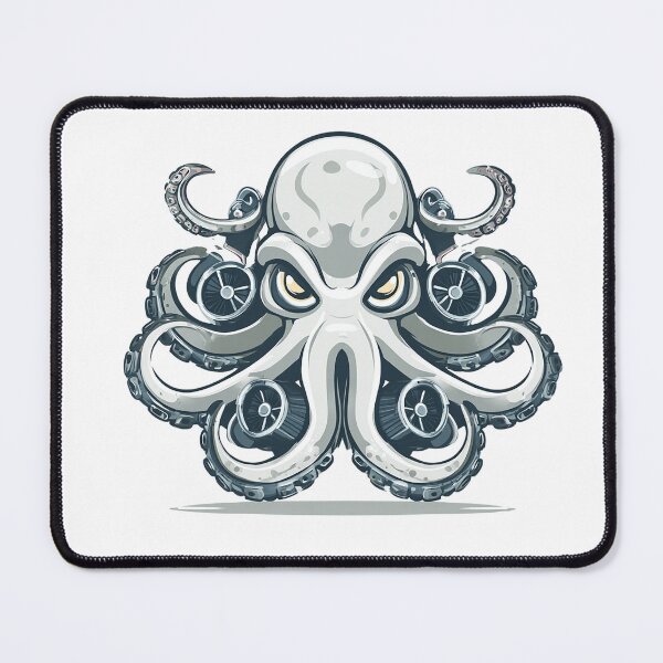 Item preview, Turbo Tentacle Octopus – Mechanical Sea Monster Design designed and sold by Alphakenon.