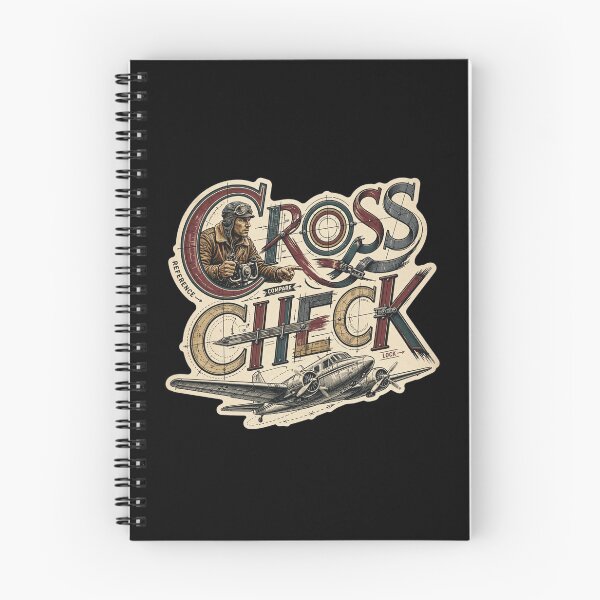 Item preview, Crosscheck Pilot Design, Pilot Gift, Aviation Design, Airline Pilot, Commercial Pilot, Cockpit Humor, Aviation Enthusiast Gift, Flight Crew, Pilot Life, Aviation Art, Flying Gift, Pilot Culture designed and sold by Typologystudios.