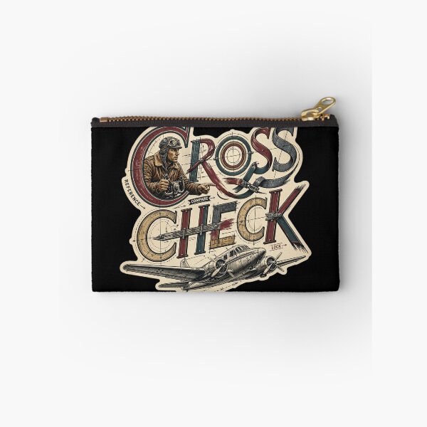 Item preview, Crosscheck Pilot Design, Pilot Gift, Aviation Design, Airline Pilot, Commercial Pilot, Cockpit Humor, Aviation Enthusiast Gift, Flight Crew, Pilot Life, Aviation Art, Flying Gift, Pilot Culture designed and sold by Typologystudios.