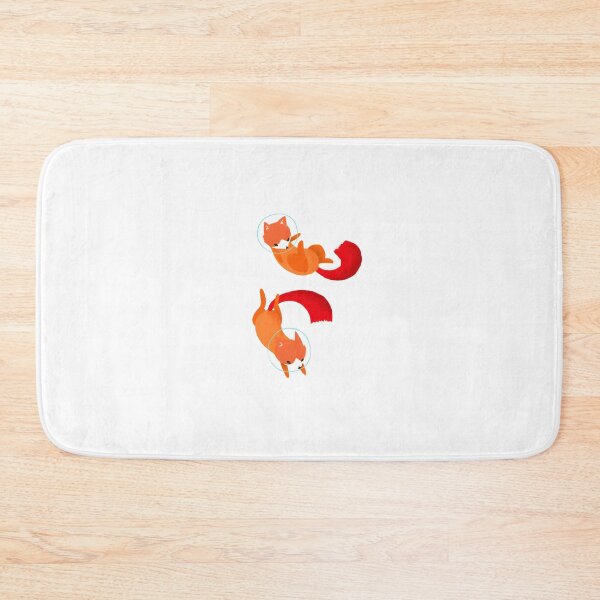 Item preview, Cute Space Foxes Illustration with Cosmic Background and Stars designed and sold by BedCrumbs.