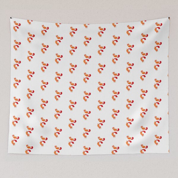 Item preview, Cute Space Foxes Illustration with Cosmic Background and Stars designed and sold by BedCrumbs.